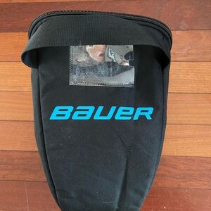 Bauer Black Hockey Goalie padded carrying Bag